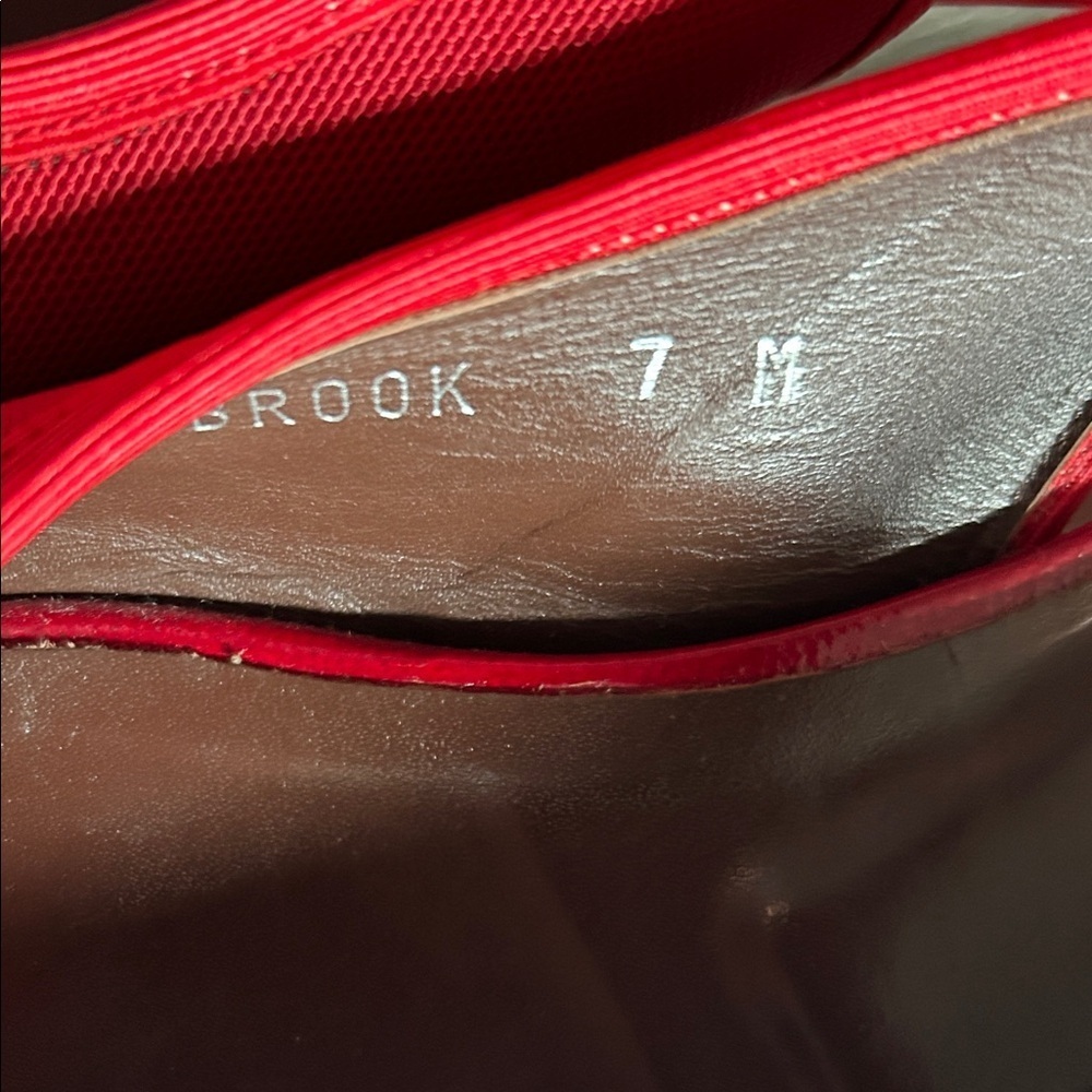 Donald J. Pliner Vibrant Red Peep-Toe Heels - Picture 9 of 9